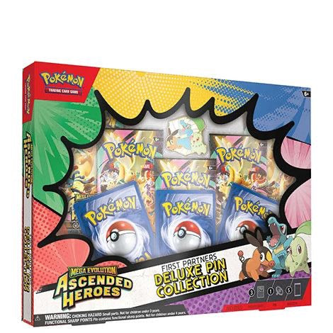 Pokémon TCG: Mega Evolution—Ascended Heroes First Partners Deluxe Pin Collection