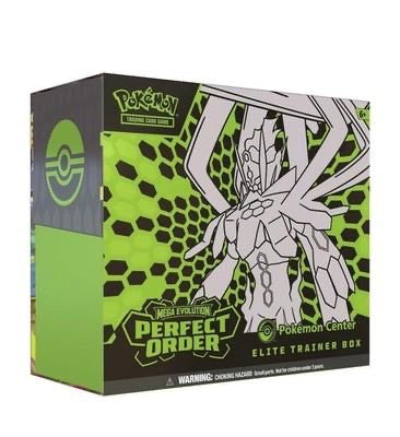 Pokémon Center Exclusive Pokémon TCG: Mega Evolution—Perfect Order Elite Trainer Box